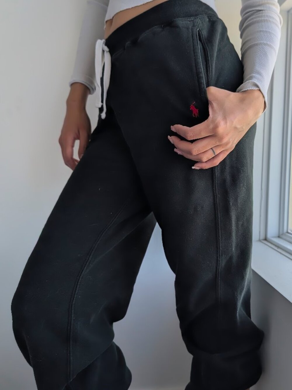 Polo Forest Green Capri Sweatpants